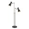 Z-Lite Soriano 2 Light Floor Lamp, Matte Black 728FL-MB-BN - alternate 1